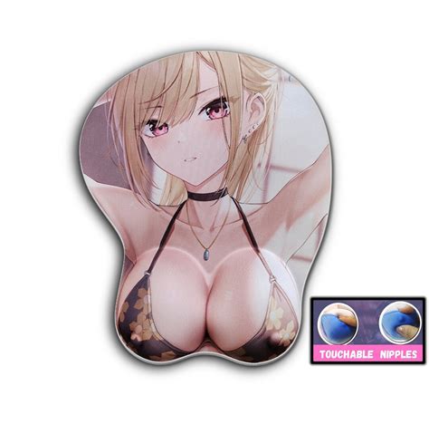 Anime 3D Oppai Mouse Pad Boobs Wrist Rest Gaming Gift - Etsy