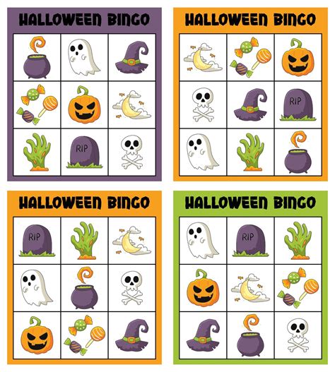 Free printable halloween bingo cards – Artofit