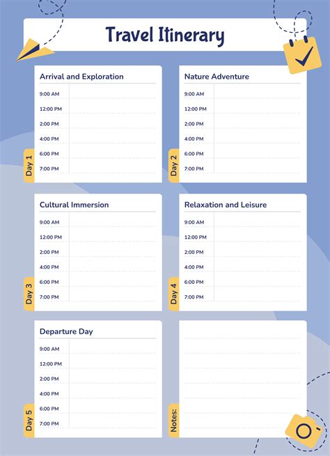 How To Draw Itinerary