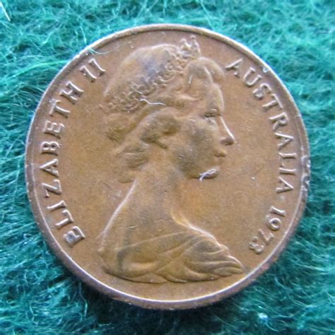 Australian 1973 1 Cent Queen Elizabeth Coin – Gumnut Antiques