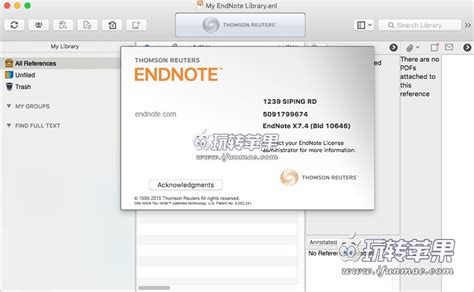 EndNote Tutorial X7 的图像结果