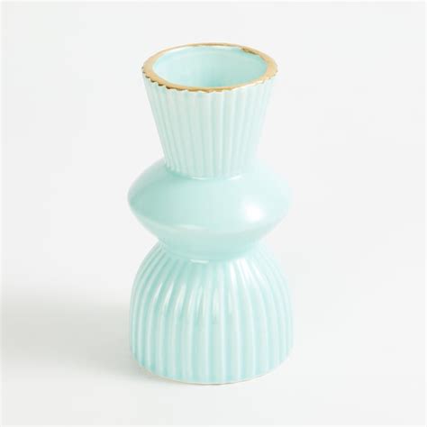 Buy Splendid Modern Luxe Ceramic Curved Vase from Home Centre at just ...