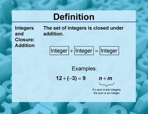 Image result for Integers Definition Note