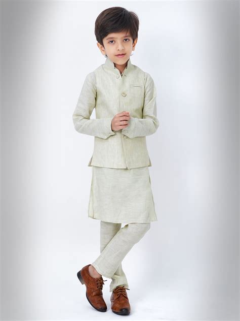 Olive Green Children's Jodhpuri Jacket Set – Hartansh Clothing Pvt Ltd