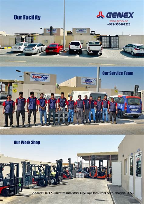 Our facility and service team | GENEX Industrial Equipments LLC