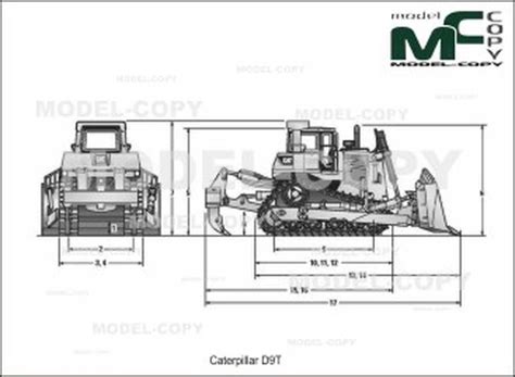Caterpillar D9T - 2D-Zeichnung - german | Disegni, Autore, Friends