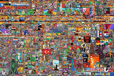 R/place Final Image 2023: Pixel War's Winner Is... - Dataconomy