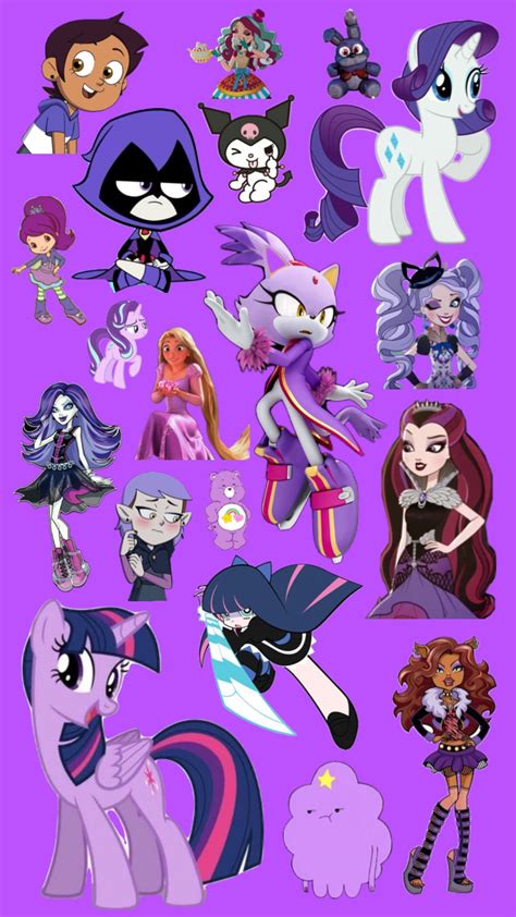 #purple | Disney character art, Purple cartoon characters, Cartoon ...