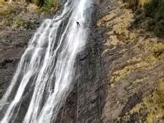 Adventure climbers set national rappelling record at Birthi waterfall ...