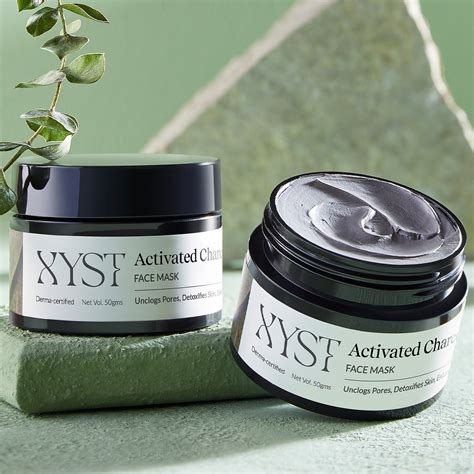 Buy Activated Charcoal + Kaolin Clay Face Mask (50gm) in India – Xyst
