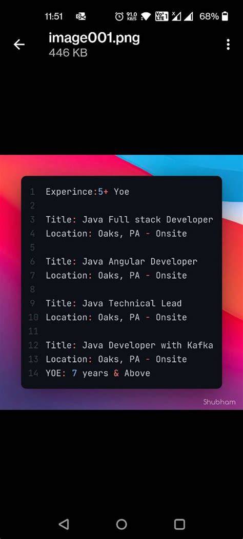 Hi Fishes On site opportunity for Java full stack and backend dev at ...
