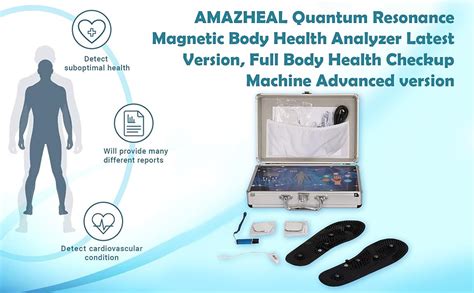 AMAZHEAL Quantum Resonance Magnetic Body Health Analyzer Latest Version ...