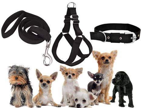 SENAPATI Small Dog Puppy Harness Adjustable, Belt And Collar Combo Set ...