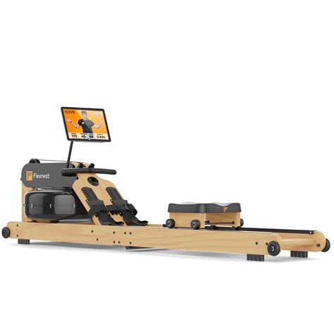 Flexnest Flexrower Smart Imported Wood Bluetooth-Enabled Rower Rowing ...