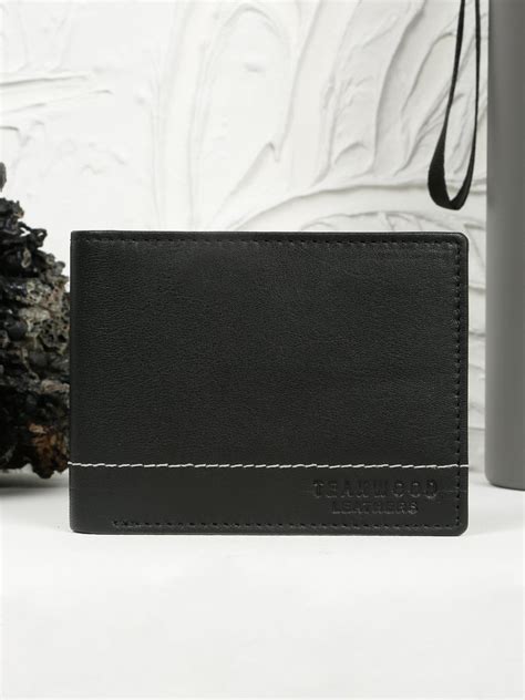 Men's Leather Two-Fold Wallet – Teakwood Leathers