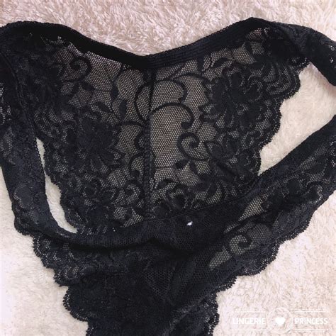 Black lace panty free size, Women's Fashion, New Undergarments ...