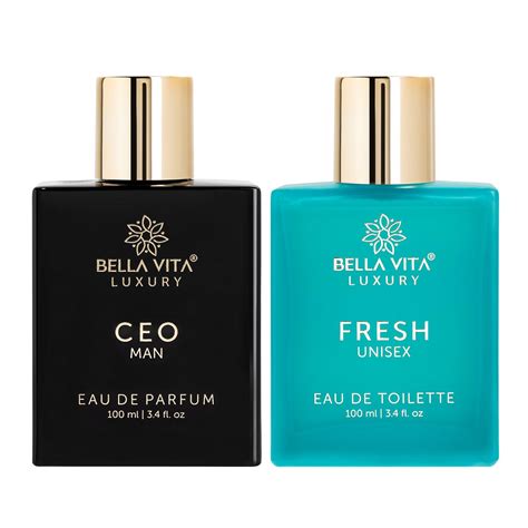 Buy Bella Vita Luxury CEO Men EDP & Fresh Unisex EDT Perfumes Combo ...