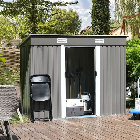 5x3 YardMate Pent Plus Vinyl Storage Shed with Molded Floor - Walmart.com