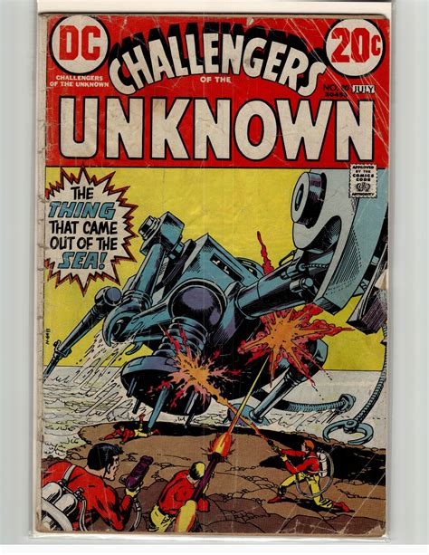 Challengers of the Unknown #80 (1973) Challengers of the Unknown ...