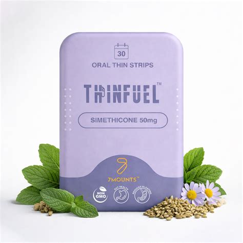 Simethicone Oral Strips – 7 Mounts