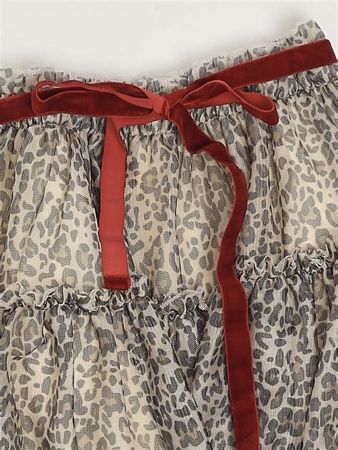 Falda de niña de tul kf5103j6597 Manchado | Caposerio.com