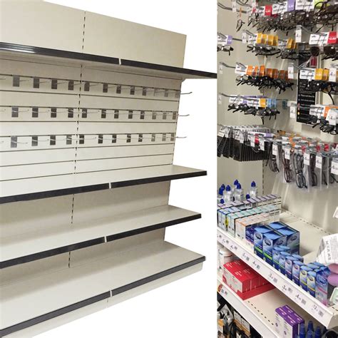 Low Cost shopshelving - metal display shelving with flat shelf display ...