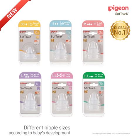Pigeon [NEW Softouch 3] Nipple Blister Pack | Shopee Singapore