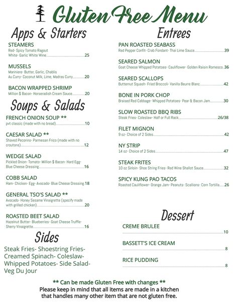 Ginger Cafe Gluten Free Menu at Ryder Sidaway blog
