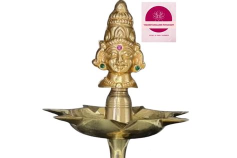 Buy Varalakshmi or Amman Mugam for Vilakku Pooja | Kuthu Vilakku or ...