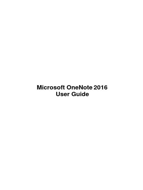 Image result for OneNote for Windows 10 Quick Reference Guide