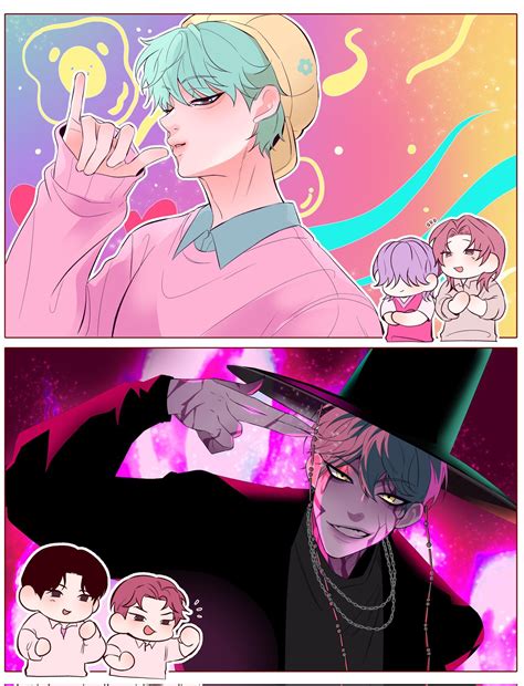 95 Baby Saja 🩷🩵💛💜 ideas to save today | demon hunter band, demon baby ...