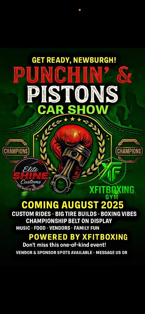 Punches & Pistions, Newburgh Indiana, 2 August 2025 | AllEvents