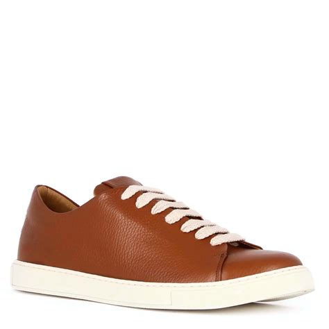 Buy Classic Brown Leather Sneaker Online for Men | Italian Shoes Co.