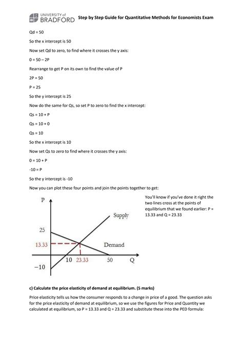SOLUTION: Economics maths exam step by step guide - Studypool