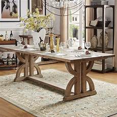 Overstock Dining Room Tables by Salvaged Reclaimed Pine Wood Rectangular Trestle Overstock Dining Room Tables