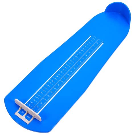 TABLZONE Durable ABS Foot Measurement Device Blue for Home Use Shoe ...