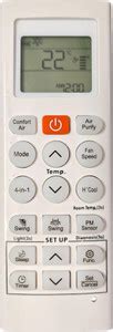 Ehop AC36-Q Compatible remote control for smart inverter AC with PM ...
