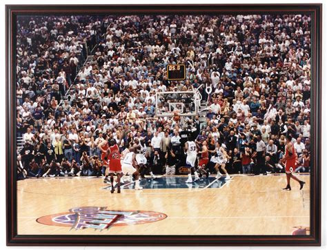Lot Detail - 1998 Michael Jordan Chicago Bulls NBA Finals 32" x 43 ...