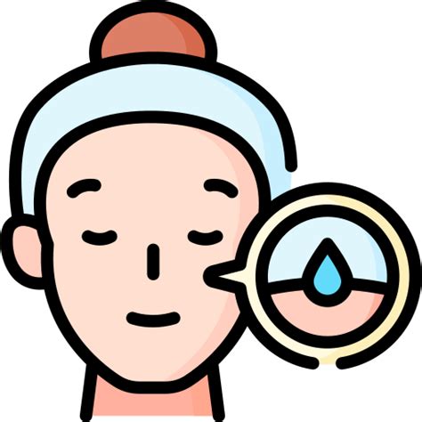 Hydrated skin Special Lineal color icon