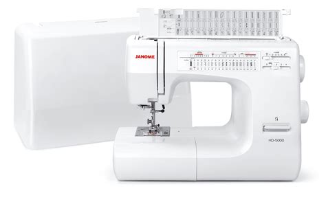 Janome HD5000 Heavy Duty Sewing Machine Review: Strong Metal Body ...