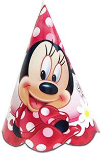 Party Propz MINNIE MOUSE BIRTHDAY DECORATION/CAP 10 PCS/MINNIE PARTY ...