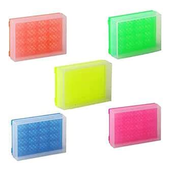 Bio Plas 0032F Orange Polypropylene Microcentrifuge PCR Tube Rack with ...