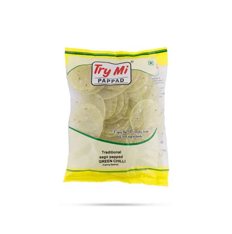 Green Chilli Papad | Spicy Papad | Appalam