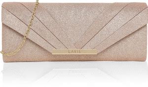 LAVIE Casual Gold Clutch Gold- 1 - Price in India | Flipkart.com