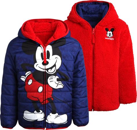 Brandclub - Disney Boys' Jacket - Mickey Mouse Full Zip Up Jacket with ...