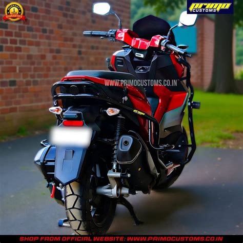 Hero Xoom 160 Crash Guard With Dual Slider – Primo Customs
