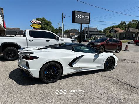 Chevrolet Corvette Convertible Window Tint PPF Glass Coatings