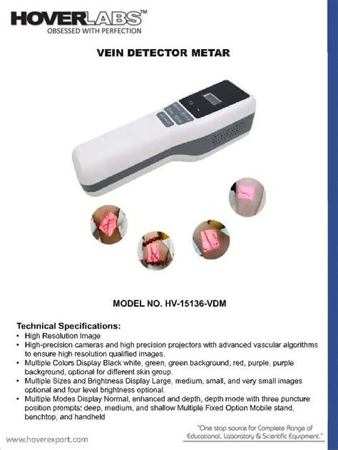 Vein Detector Metar (Model No: HV-15136-VDM) – HOVERLABS