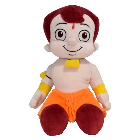 Buy Chhota Bheem Plush Toy - Sitting Pose, Yellow/Orange (30cm) Online ...