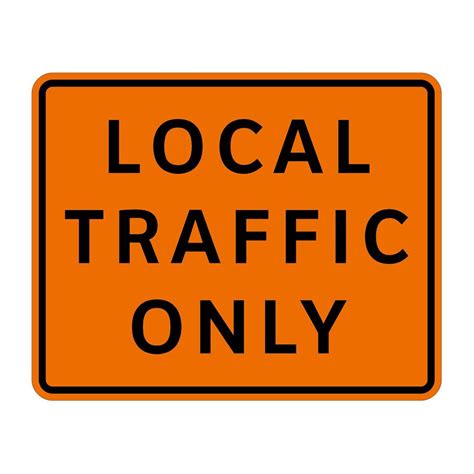 Local Traffic Only Sign 的图像结果